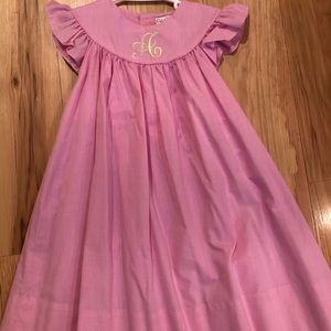 Letter A monogrammed dress